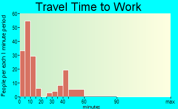Fulton travel time to work