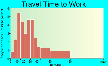 Hays travel time to work