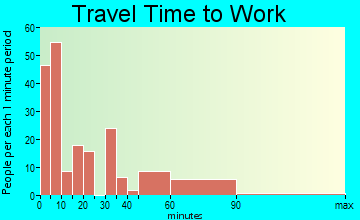 Johnson City travel time to work - commute