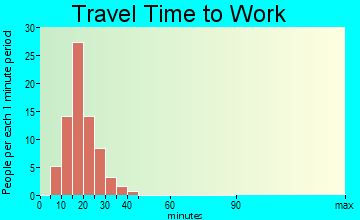 Leary travel time to work