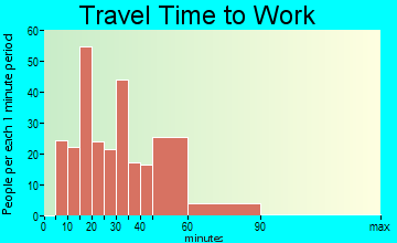 McLendon-Chisholm travel time to work