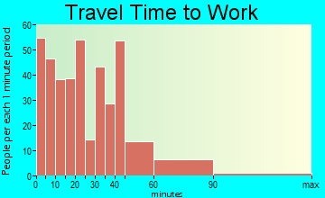 Pilot Point travel time to work - commute