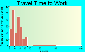 Stinnett travel time to work