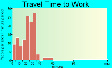 Tatum travel time to work - commute