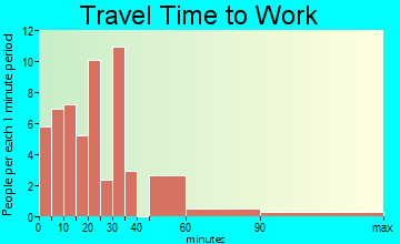 Trinidad travel time to work