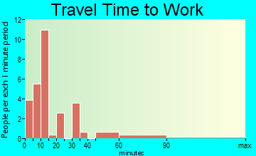 Turkey travel time to work