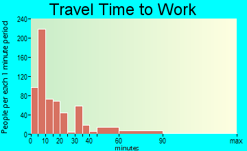 Roosevelt travel time to work - commute