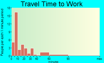 Hyde Park commuting: travel time to work
