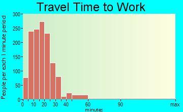 Hollins travel time to work