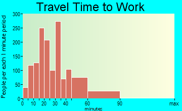 Vienna travel time to work - commute
