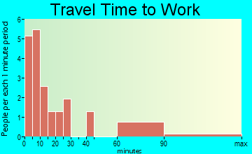 Washington travel time to work