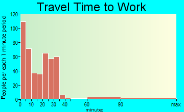 Blaine travel time to work - commute