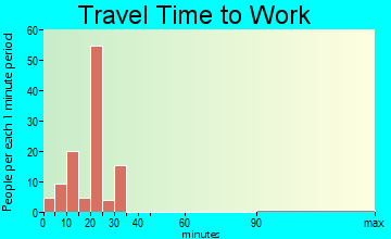 Brady travel time to work - commute