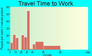 Mannington travel time to work