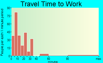 Petersburg travel time to work