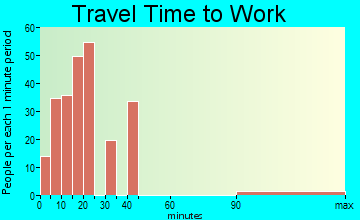 Washington travel time to work - commute