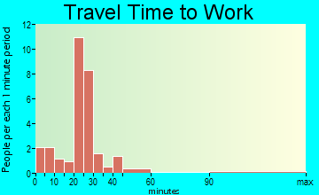 Arpin travel time to work