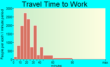 Salinas travel time to work - commute