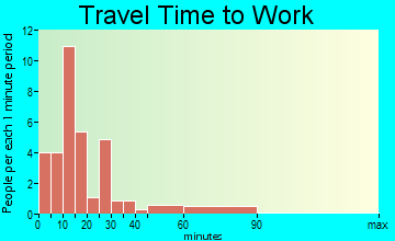Nelson travel time to work