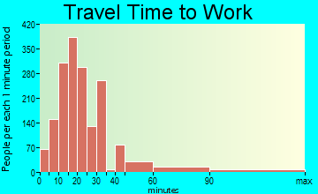 Selma travel time to work - commute
