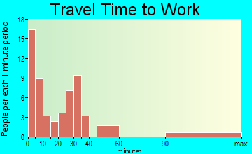 Shoshoni travel time to work