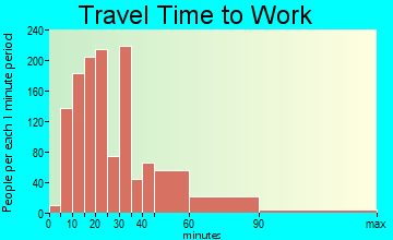 Vincent travel time to work - commute