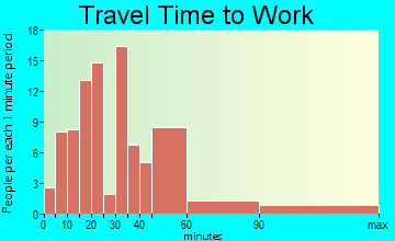 Carter travel time to work - commute