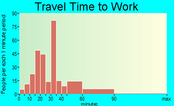 Chestnut Hill travel time to work - commute