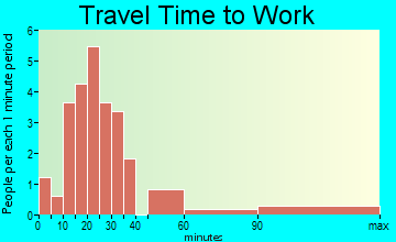 Chicog travel time to work - commute
