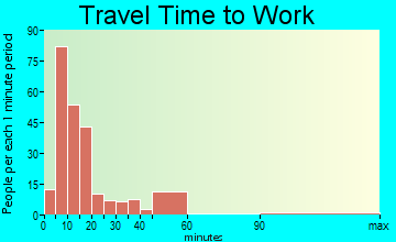 Livingston travel time to work