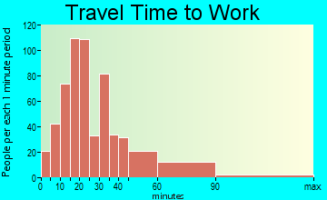 Hollis travel time to work - commute
