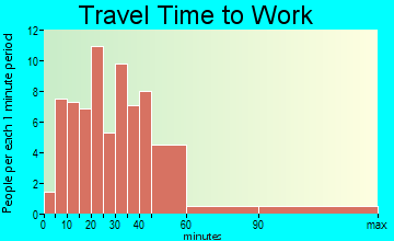 Liberty travel time to work - commute