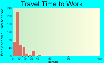 Salida travel time to work - commute