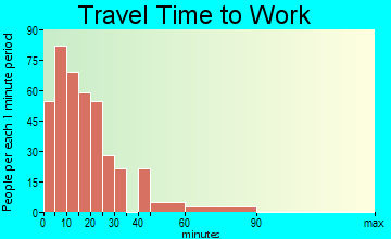 Snowmass Village travel time to work - commute