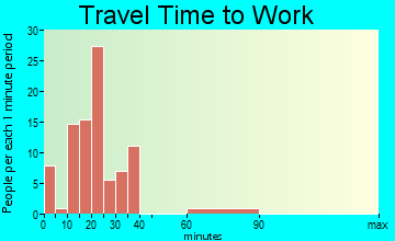 Timnath travel time to work - commute