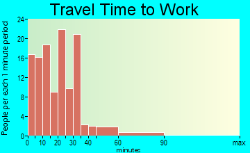 Phelps travel time to work - commute