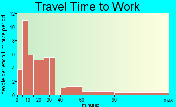 Skokomish Reservation travel time to work - commute