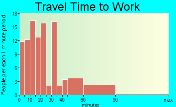 Steuben travel time to work - commute