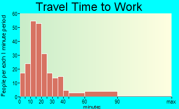 Wyoming travel time to work
