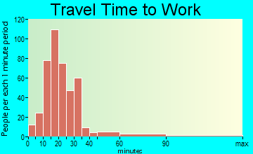 Sumner travel time to work - commute