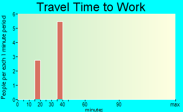 Bay Lake travel time to work - commute