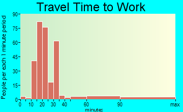 Turkeytown travel time to work - commute