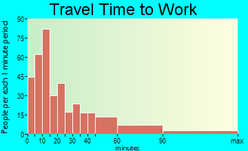 Washington travel time to work - commute