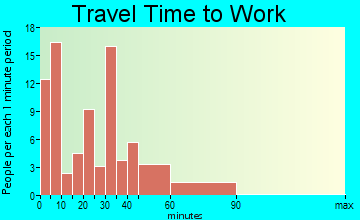 Bronson travel time to work - commute