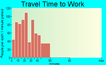 Williamson travel time to work - commute