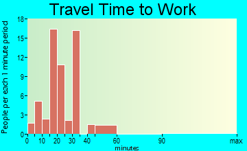 Coleman travel time to work