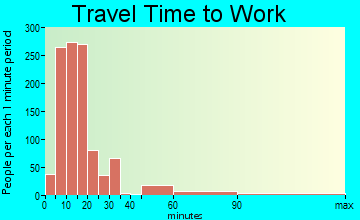 Selma travel time to work - commute
