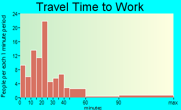 Arlington travel time to work - commute