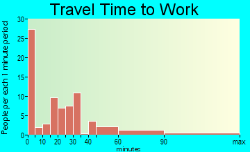 Buchanan travel time to work - commute