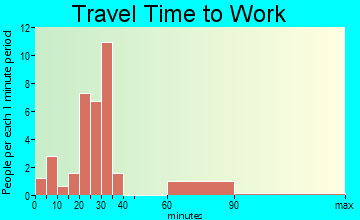 Collins travel time to work